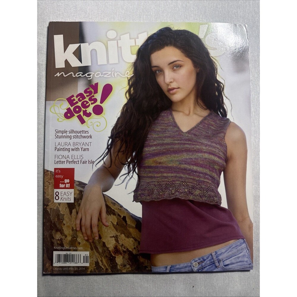 Knitter's Magazine New 2014 Spring K114 New 8 Easy Knit Patterns 88 pages Fairy